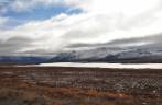 Muita neve e frio na tundra ao longo da Dalton Highway, no norte do Alaska